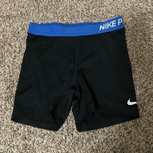Nike pro black spandex shorts. Size M.